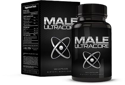 Box and Bottle of Male UltraCore Pills